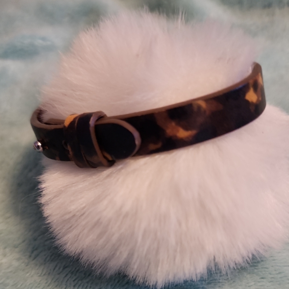 Keep Collective Leather Double Sided Bracelet/ Tortoise Shell And Brown